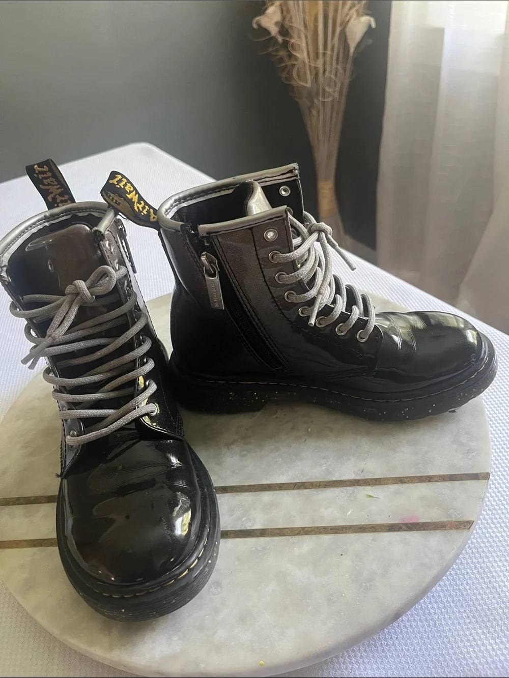 Dr. Martens glossy black